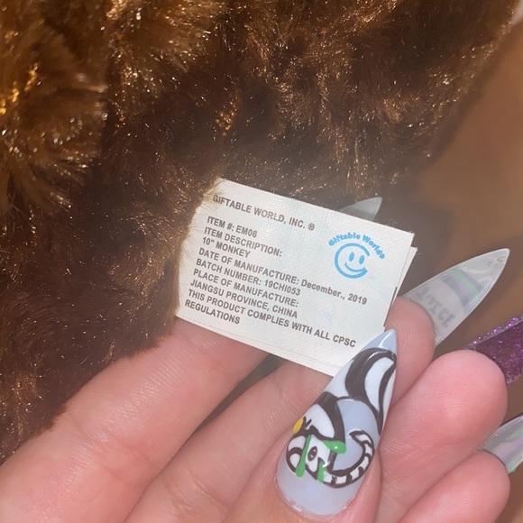 NEW GIFTABLE WORLD STUFFED MONKEY - Picture 6 of 8